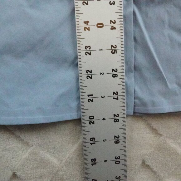 Athleta Oversized Poplin Top Womens XXS Blue Preppy Casual - Picture 9 of 12